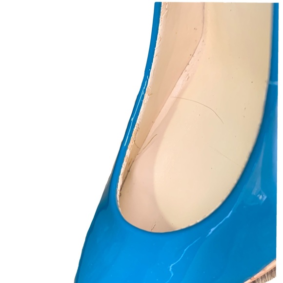 Talbot TEAL AND CORE WITH METALLIC ACCENT HEELS SIZE 6 - Picture 7 of 9